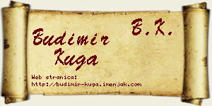 Budimir Kuga vizit kartica